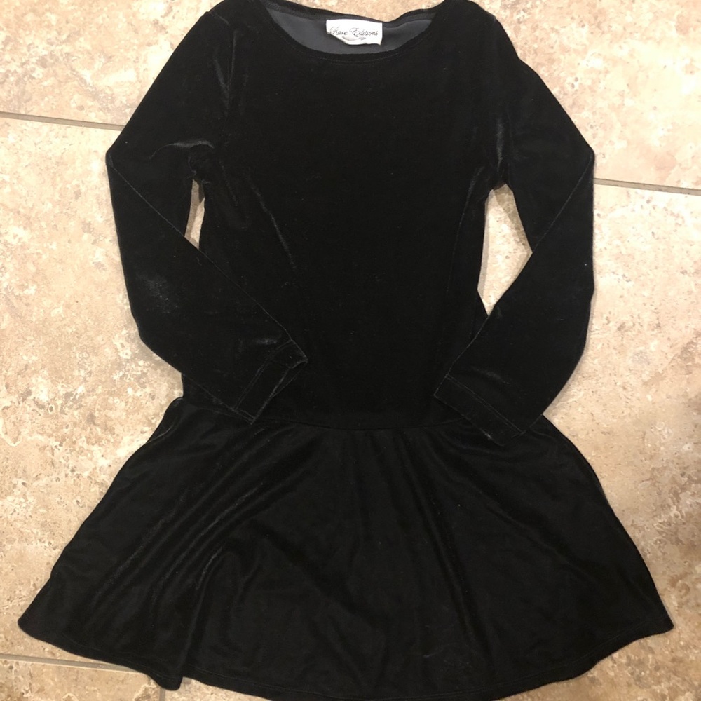 Rare edition girls black velvet dress